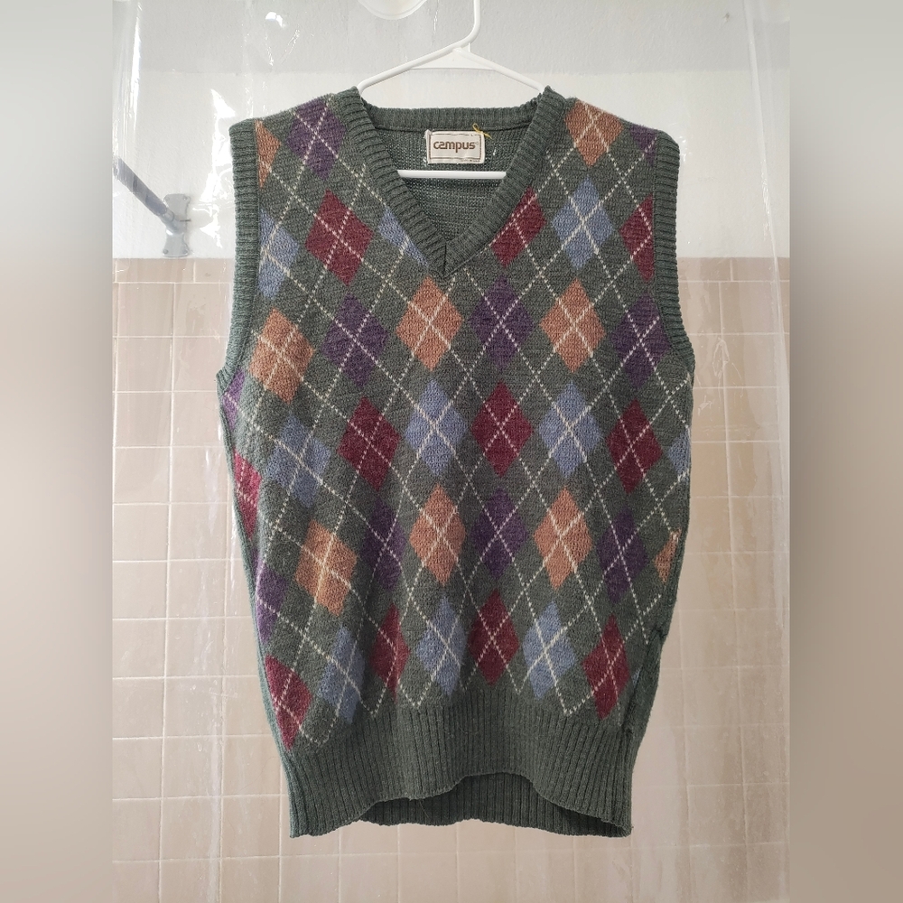 Campus Men's Gray Vest
